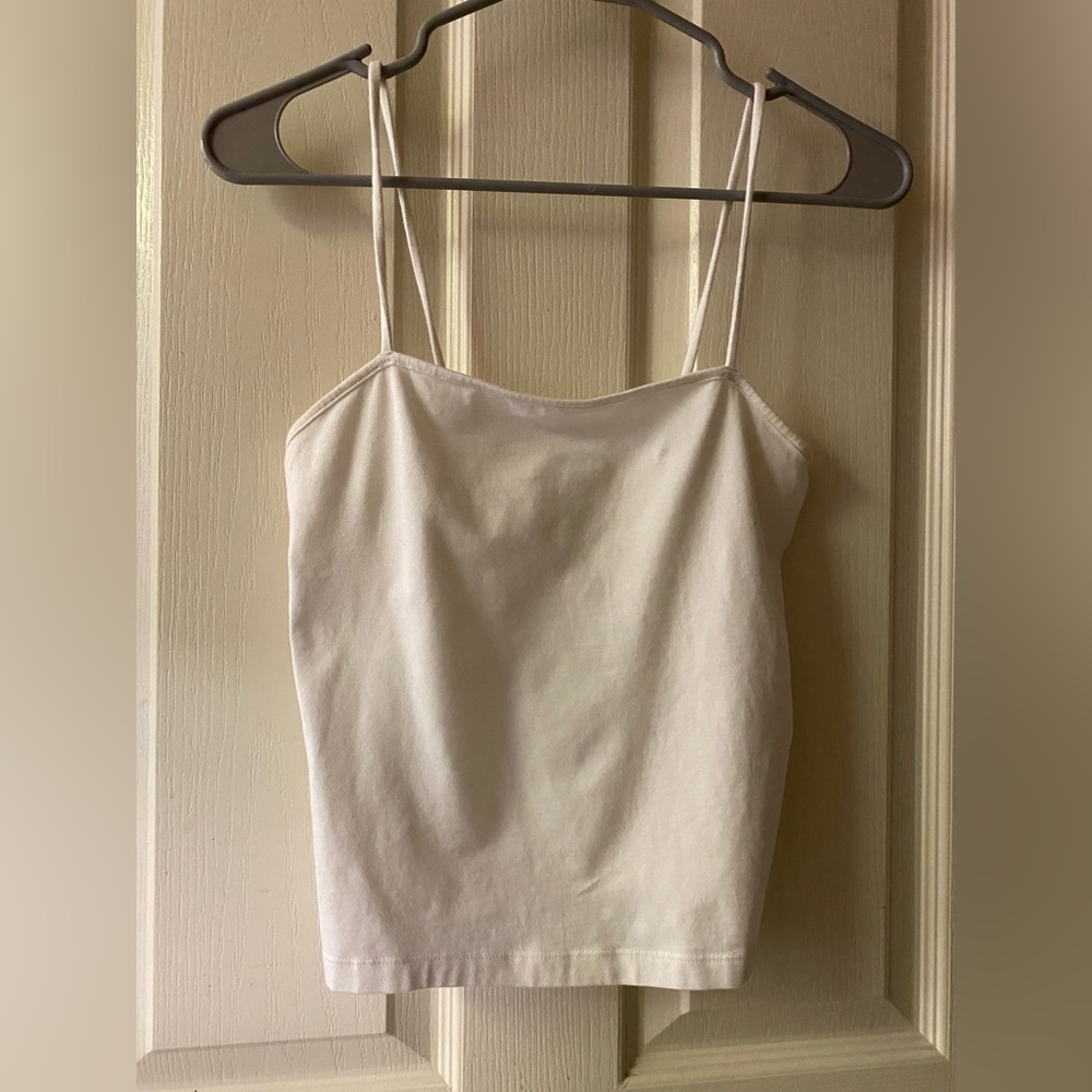 M white tank top